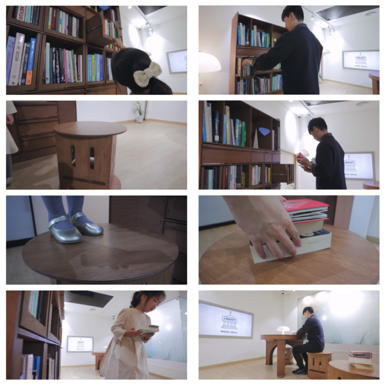 Model demonstrations of robotic library