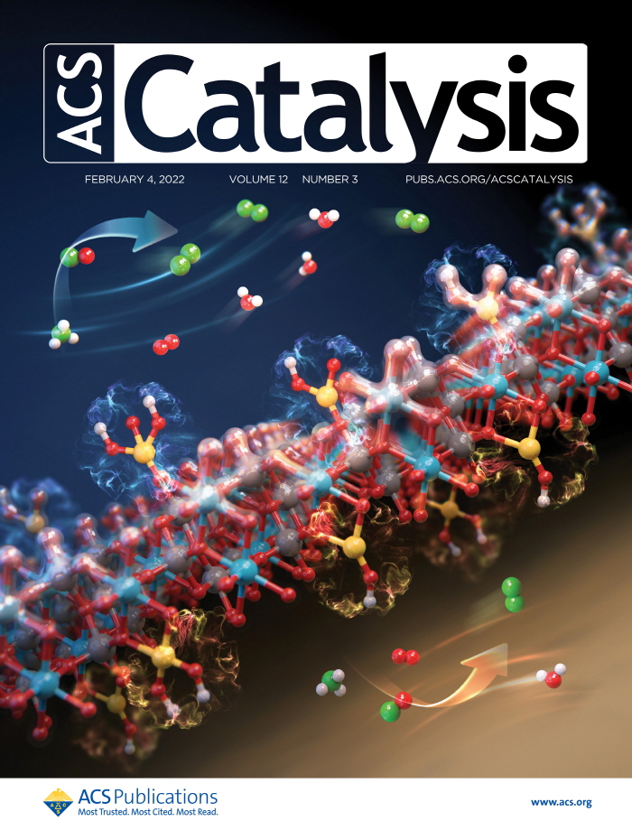 ACS Catalysis(논문 2; supplementary cover 선정) 이미지