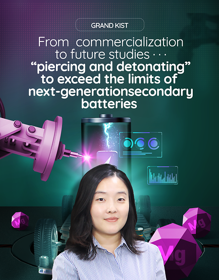 [GRaND-KIST] From commercialization to future studies... "piercing and detonating" to exceed the limits of next-generation secondary batteries